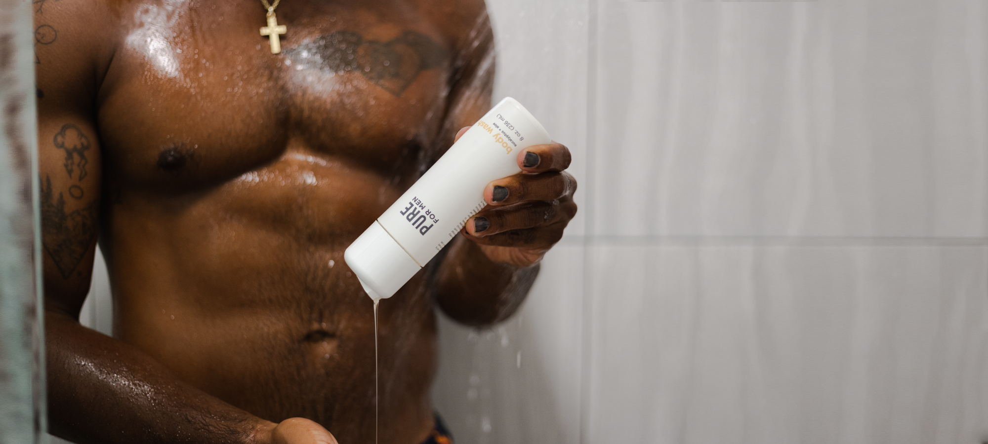 pure for men body washes sulfate and paraben free formula